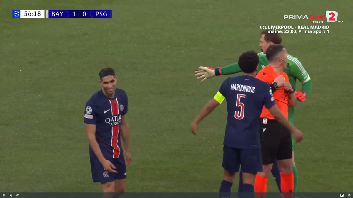 Bayern Munchen - PSG: nemții se puteau impune la un scor mai categoric » Istvan Kovacs a luat o decizie importantă