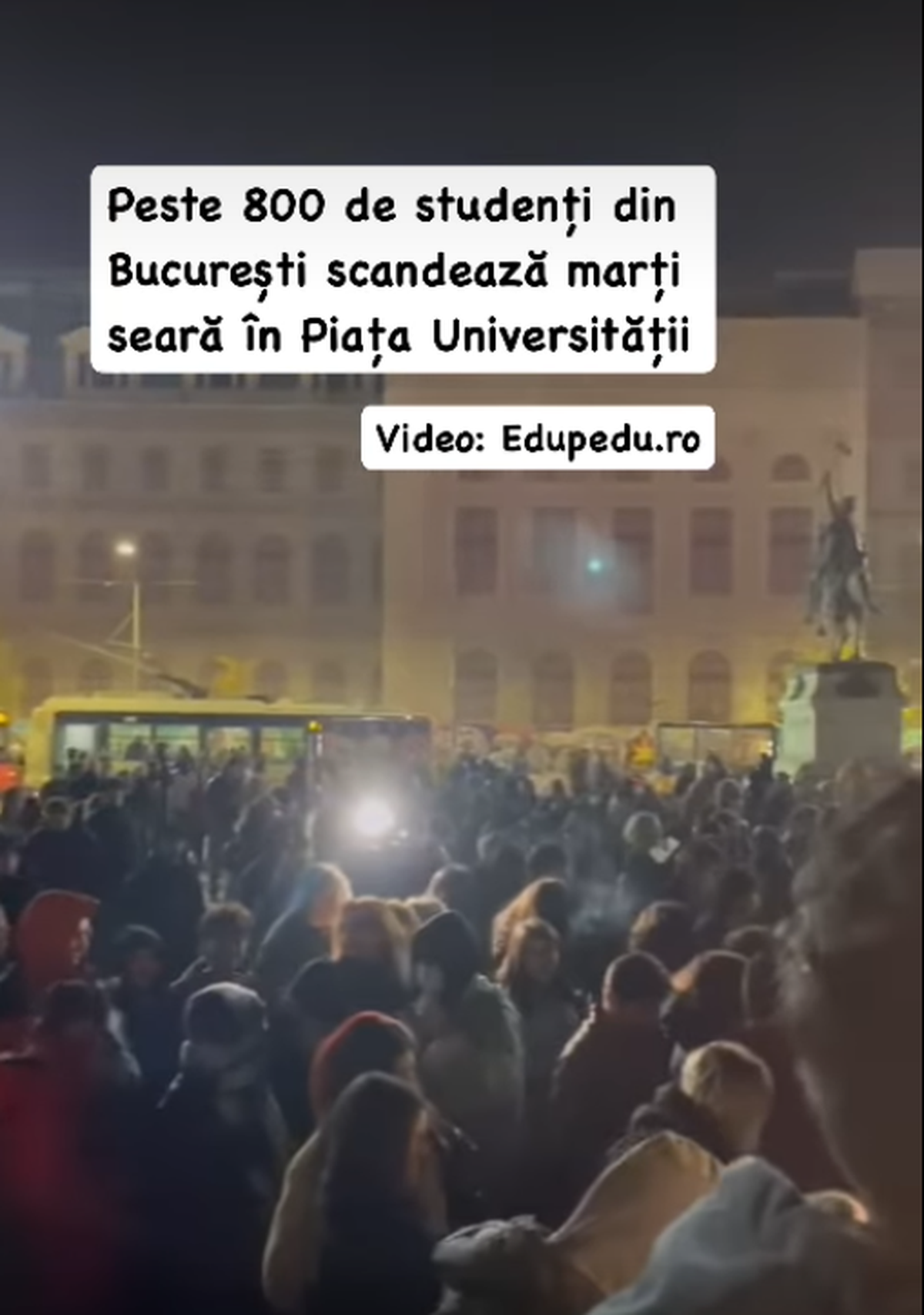 Proteste în București și în marile orașe din România împotriva lui Călin Georgescu