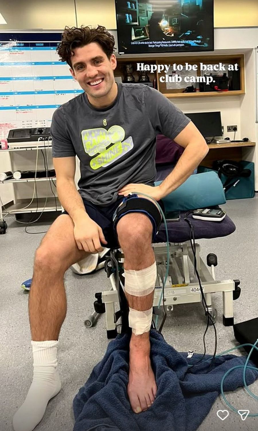 Fotbalistul celebru a postat o fotografie cu el și i-a uimit pe englezi » Nu l-au recunoscut la revenirea după accidentare: „Cine este?”