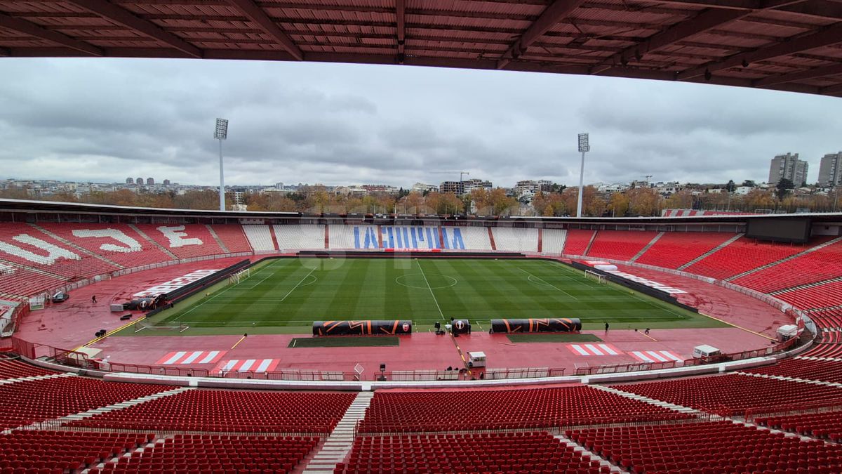 Marakana, stadionul Stelei Roșii Belgrad