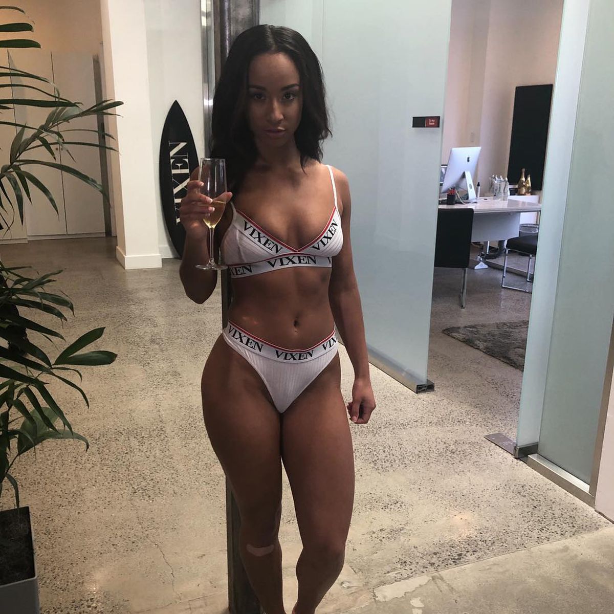 Teanna Trump, iubita lui Nicolas Pepe