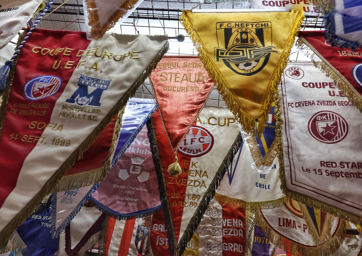 Imagini de la muzeul celor de la Steaua Roșie Belgrad