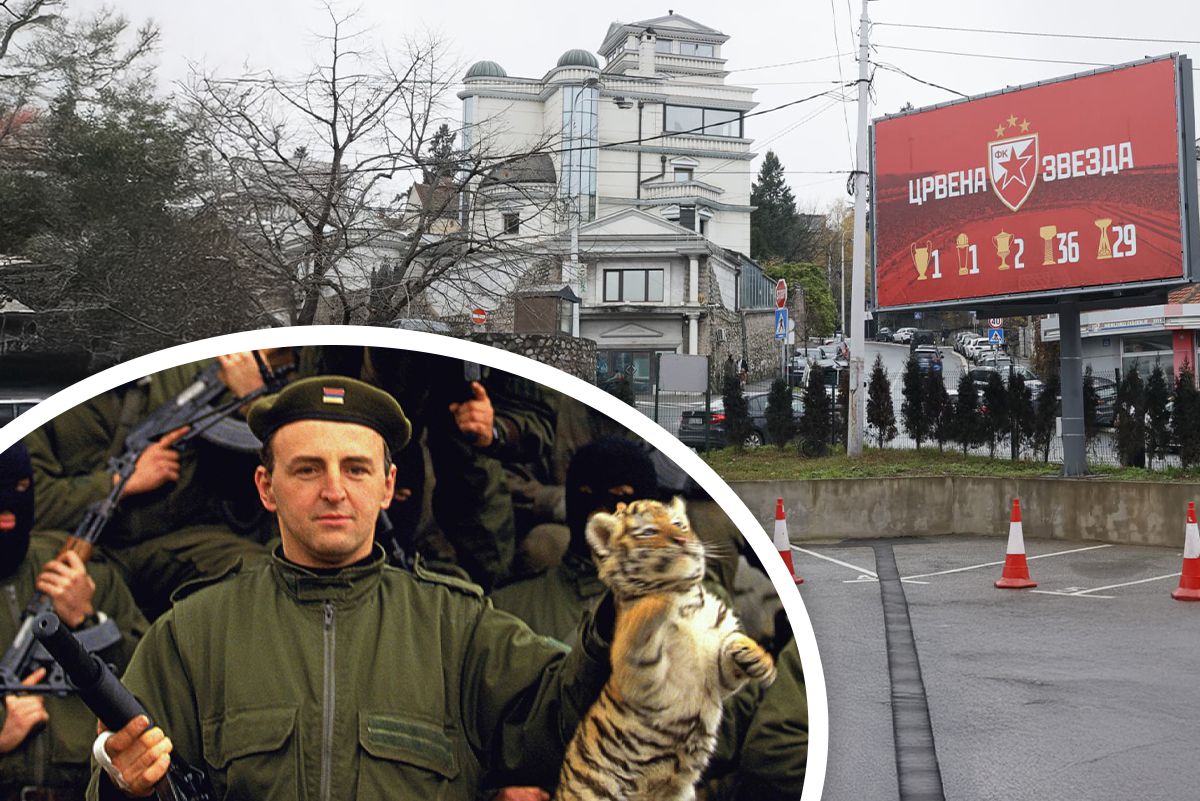 Trecutul din prezent! Palatul impunător al temutului Arkan este fix în fața intrării principale a „Marakanei”: „Vă recomand să nu vă apropiați prea mult!"