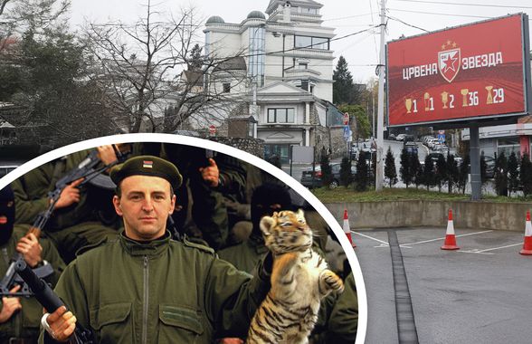 Trecutul din prezent! Palatul impunător al temutului Arkan este fix în fața intrării principale a „Marakanei”: „Vă recomand să nu vă apropiați prea mult!"