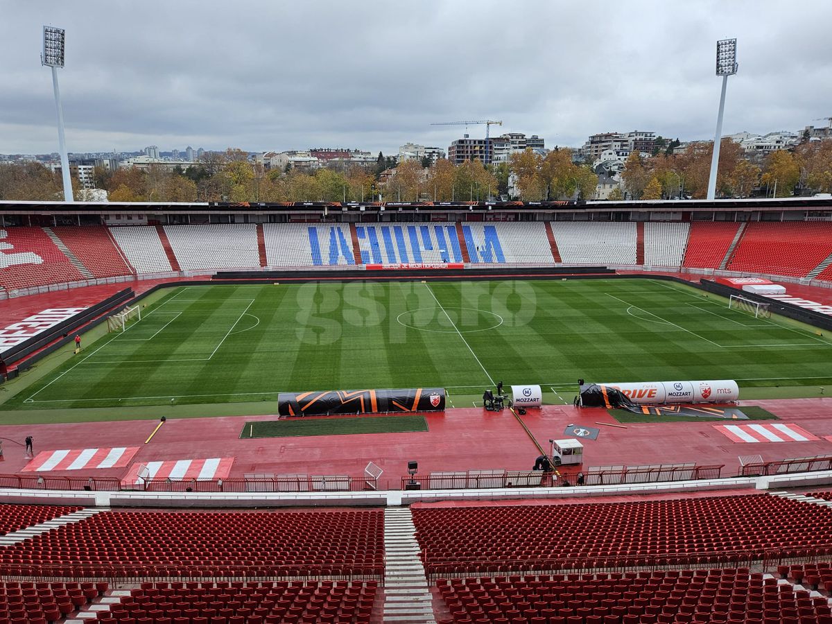 Marakana, stadionul Stelei Roșii Belgrad