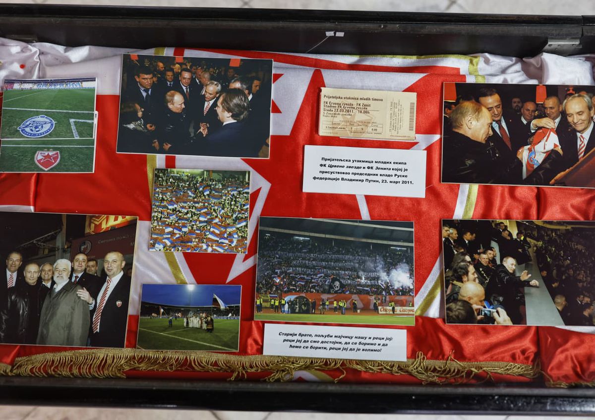 Imagini de la muzeul celor de la Steaua Roșie Belgrad