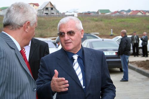 Dumitru Dragomir, în 2009, la inaugurarea Centrului Național de Fotbal de la Mogoșoaia. Foto: Imago Images