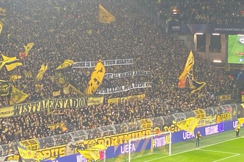 Suporterii Borussiei Dortmund au protestat la adresa conducerii La Liga / Foto: X