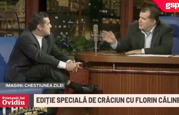 VIDEO Florin Călinescu și Gigi Becali la Chestiunea Zilei: filmare de senzație prezentată la Prietenii lui Ovidiu! Cum l-a cunoscut Becali pe Hagi: „Se vedea cu o balerină la Melody”