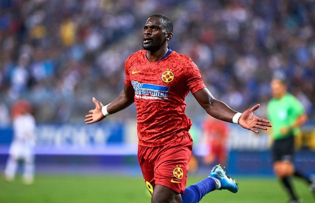 FCSB // Juvhel Tsoumou, out de la roș-albaștri! Congolezul și-ar fi reziliat contractul, nemulțumit că e ignorat de Vintilă