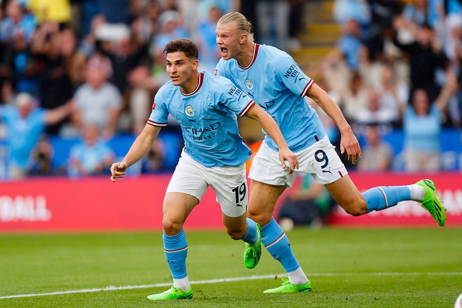 Julian Alvarez, alături de Erling Haaland, FOTO: Imago NU Haaland, NU Mbappe! Celebrul Zamorano spune că altul e atacantul momentului: „E singurul complet”
