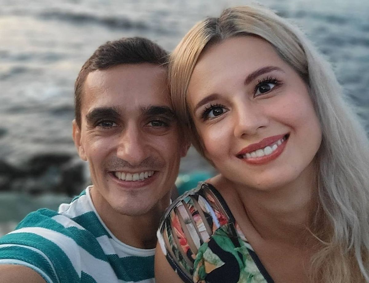 Marian Drăgulescu și iubita, Simona