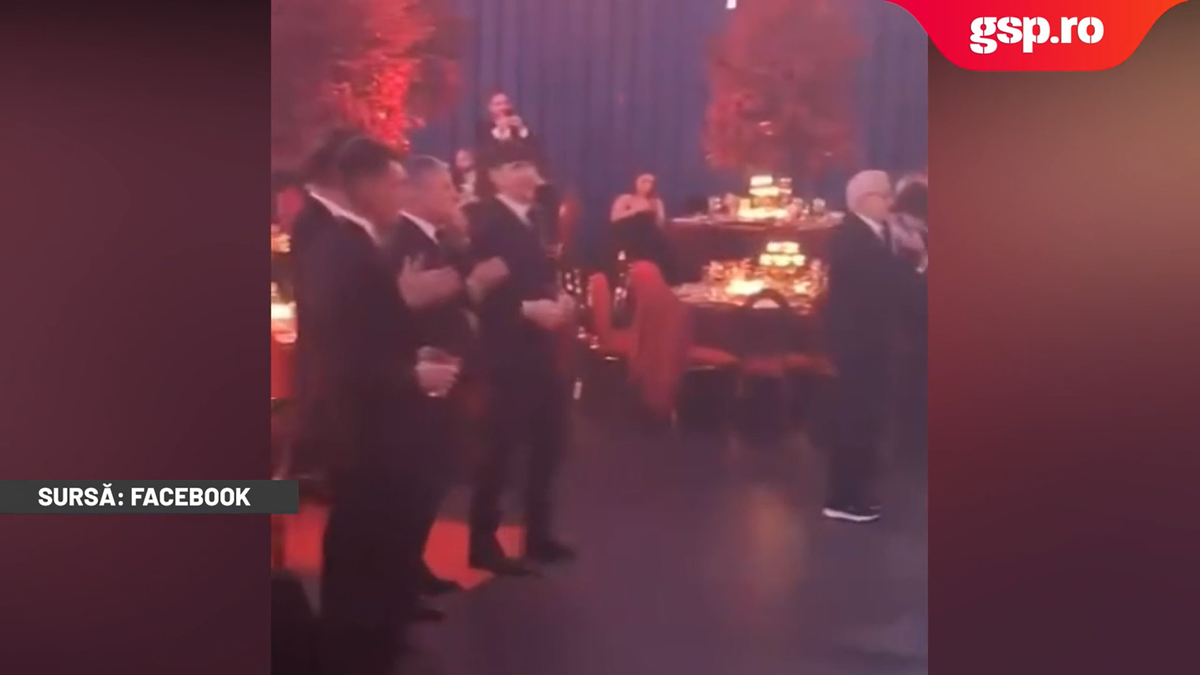 Gigi Becali s-a dezlănțuit și a făcut show total la cununia lui Ianis Hagi » A luat microfonul și a cântat în mijlocul invitaților