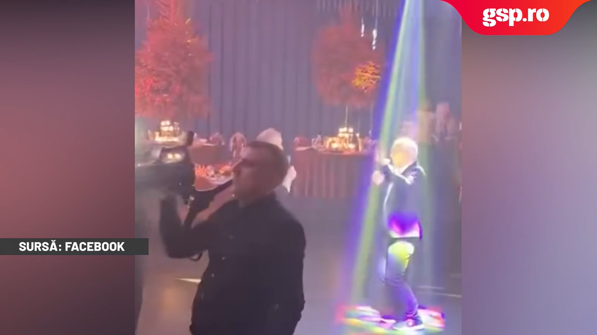 Gigi Becali s-a dezlănțuit și a făcut show total la cununia lui Ianis Hagi » A luat microfonul și a cântat în mijlocul invitaților