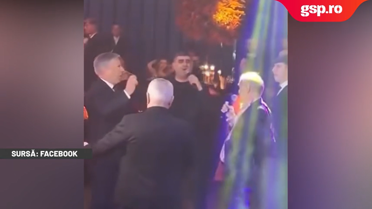 Gigi Becali, show la cununia lui Ianis Hagi