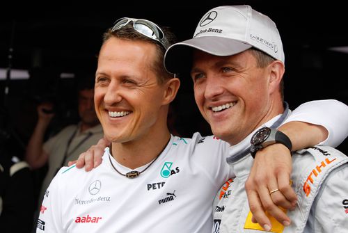 Michael și Ralf Schumacher în 2012, cu un an înainte de accident FOTO Imago Images