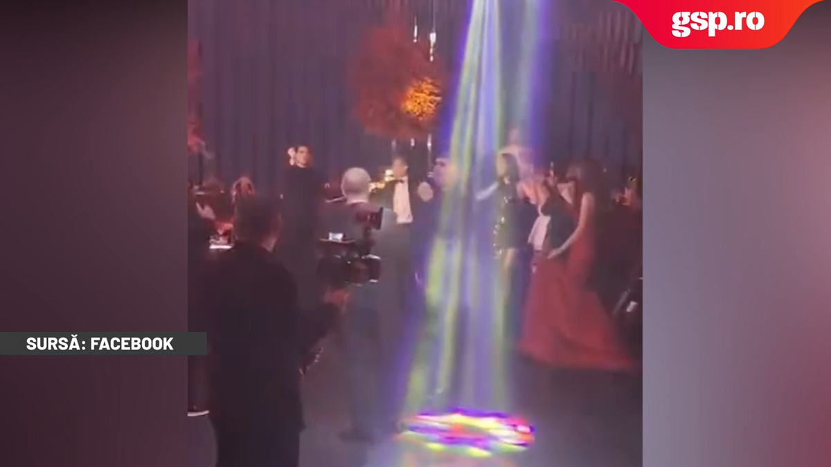 Gigi Becali, show la cununia lui Ianis Hagi