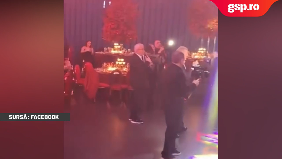 Gigi Becali, show la cununia lui Ianis Hagi