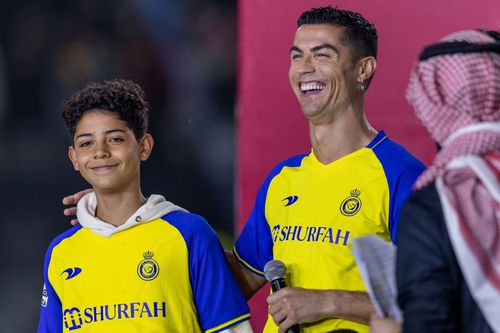 Cristiano Ronaldo și fiul său, Cristiano jr / Foto: GettyImages