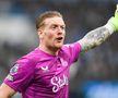 Ce avea scris Jordan Pickford pe sticla de apă în partida cu Manchester City