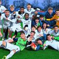 Juventus U20, cu Riccardo Radu, Andrei Florea și Lorenzo Biliboc, după egalul (1-1) cu Manchester City din Youth League