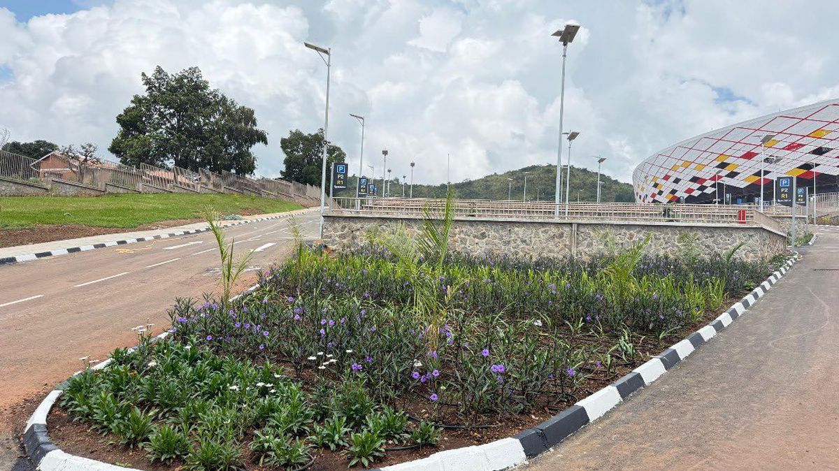 Stadionul Hoima City din Uganda. Foto: X.com