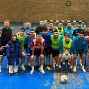 Louis Munteanu, în tricoul de portar al Rapidului