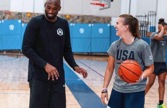 VIDEO Sabrina Ionescu, baschetbalista română pe care Kobe Bryant o considera cea mai bună din lume, în lacrimi după moartea lui: „Sezonul ăsta e pentru el”