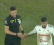 U Cluj - Rapid: arbitrul Marian Barbu l-a lovit pe Florin Ilie
