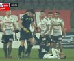 „Accidentat” de arbitru » „Centralul” l-a însângerat pe jucătorul din Superligă