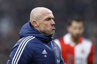 Ajax l-a demis pe antrenorul Alfred Schreuder: „Am pierdut multe puncte în ultimele săptămâni și, din păcate, nu am văzut pic de progres”