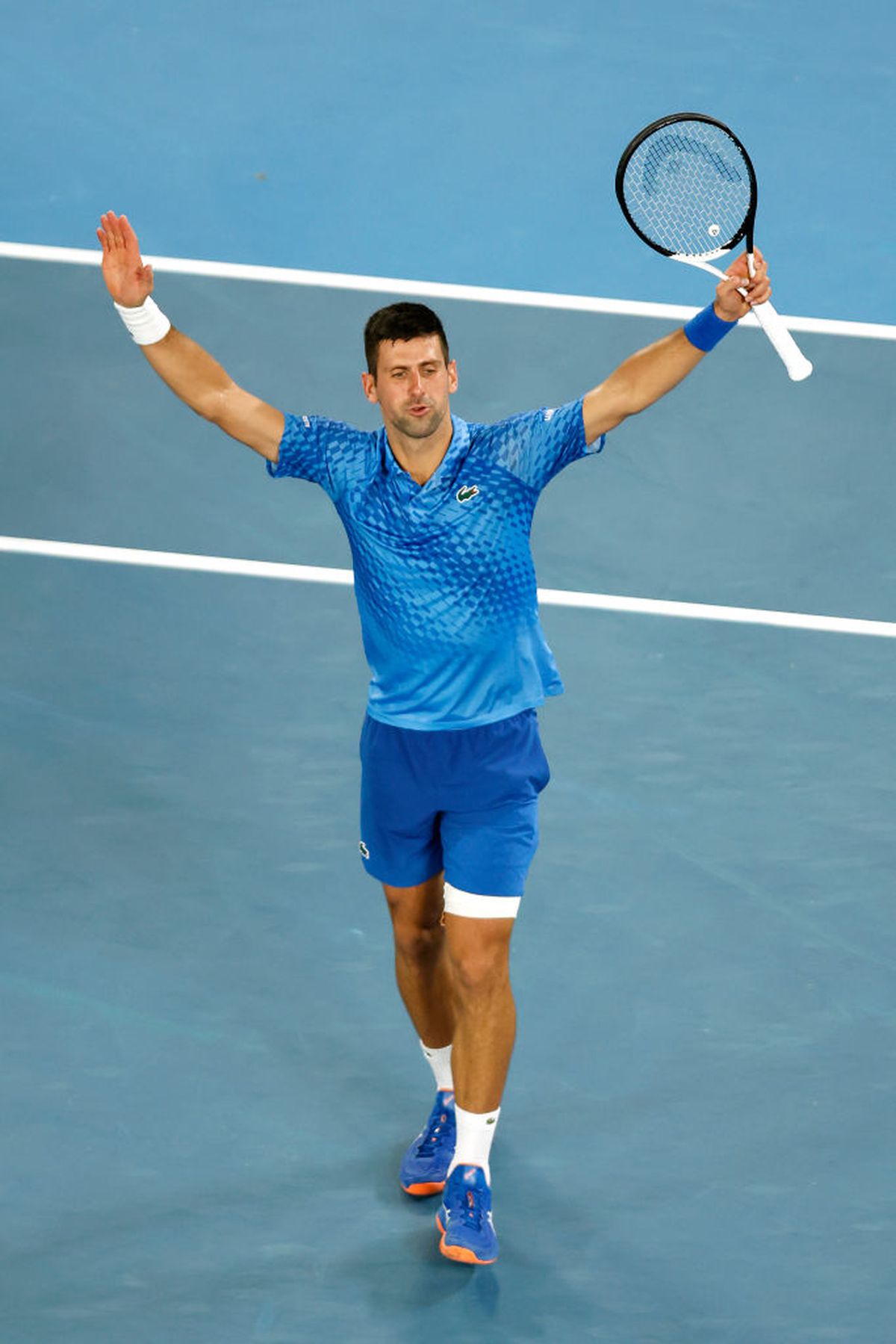 Novak Djokovic, antrenament cu Tommy Paul înainte de finala Australian Open 2023