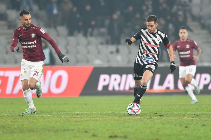 U Cluj - Rapid, în runda cu numărul 23 din Superliga.
Foto: Imago