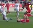 Simulare penibilă în Superliga » Doar „centralul” a văzut penalty