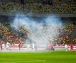 Dinamo - Rapid, întrerupt 2 minute și 50 de secunde pentru o „rachetă” aruncată pe teren (foto: Raed Krishan/GSP)