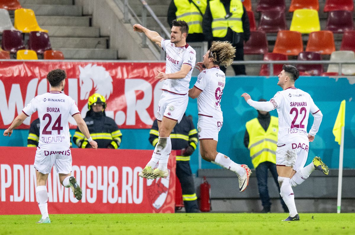 Burmaz = Extaz! Derby dramatic pe Arena Națională » Rapid o pedepsește pe Dinamo, după un meci în care alb-vișiniii n-au jucat nimic! Clasamentul ACUM