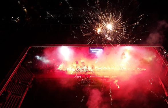 Ce s-a întâmplat pe arena din Giulești, după Dinamo - Rapid. Jucătorii au celebrat alături de fani succesul din derby