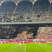 Peluza Sud Dinamo a părăsit Arena Națională în minutul 28 al meciului Dinamo - Rapid (foto: Andrei Petrescu/GSP)