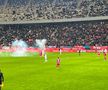 Dinamo - Rapid, întrerupt 2 minute și 50 de secunde pentru o „rachetă” aruncată pe teren (foto: Andrei Petrescu/GSP)