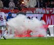 Paul Iacob / Dinamo - Rapid, întrerupt 2 minute și 50 de secunde pentru o „rachetă” aruncată pe teren (foto: Raed Krishan/GSP)
