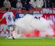 Paul Iacob / Dinamo - Rapid, întrerupt 2 minute și 50 de secunde pentru o „rachetă” aruncată pe teren (foto: Raed Krishan/GSP)