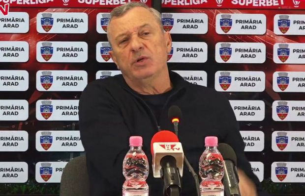 Mircea Rednic „a scăpat porumbelul” și a înjurat în conferință, după UTA - FCSB: „Le-am zis să nu omoare vreun suporter în tribună”