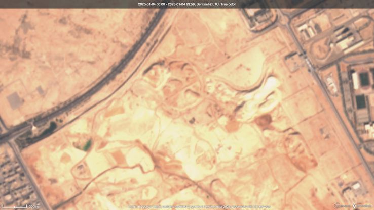 Imagini din satelit surprinse în ianuarie 2025
