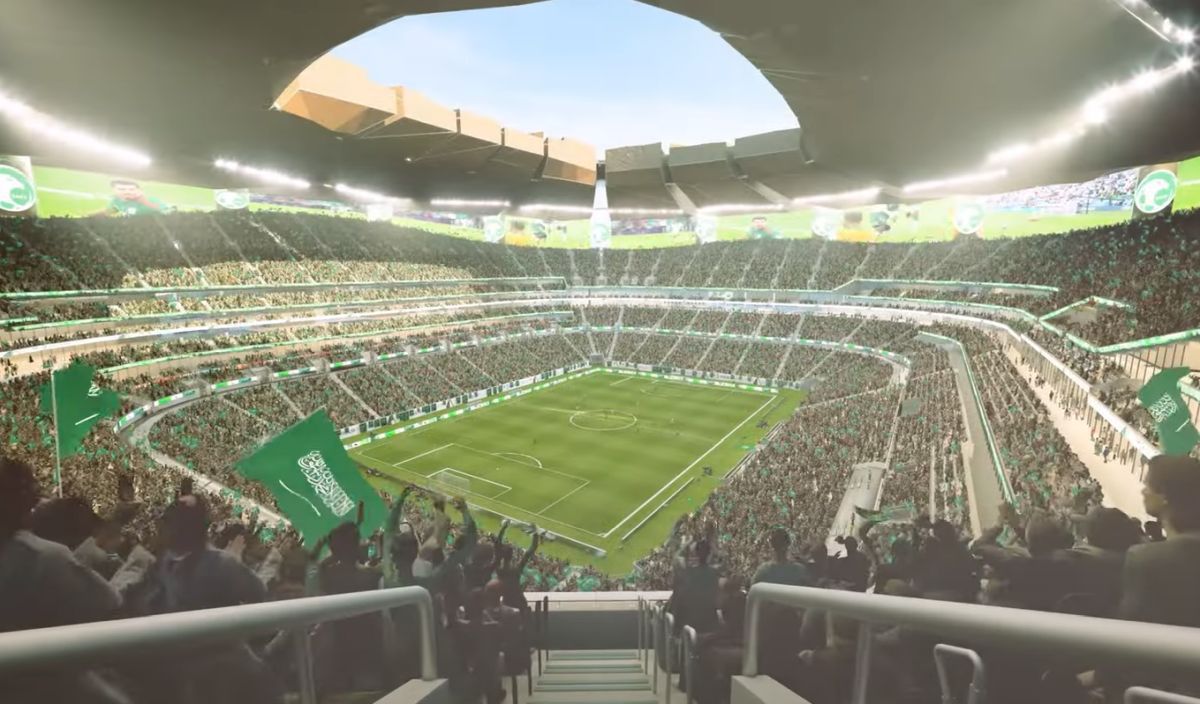 Stadionul a început să „germineze” » Imaginile din satelit i-au dat de gol pe saudiți: „minunea arhitecturală” din deșert