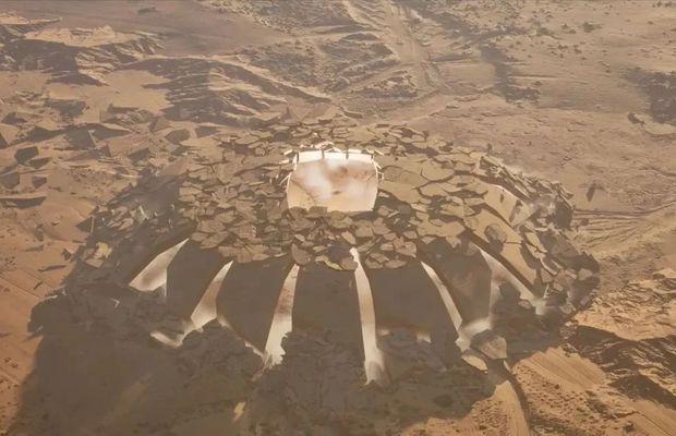 Stadionul a început să „germineze” » Imaginile din satelit i-au dat de gol pe saudiți: „minunea arhitecturală” din deșert