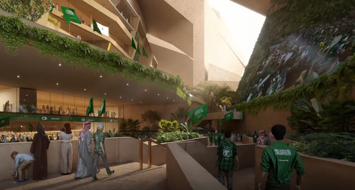 Stadionul a început să „germineze” » Imaginile din satelit i-au dat de gol pe saudiți: „minunea arhitecturală” din deșert