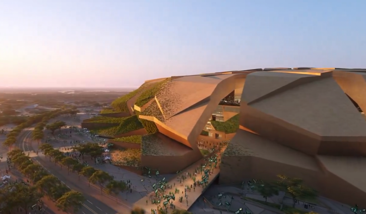 Stadionul a început să „germineze” » Imaginile din satelit i-au dat de gol pe saudiți: „minunea arhitecturală” din deșert