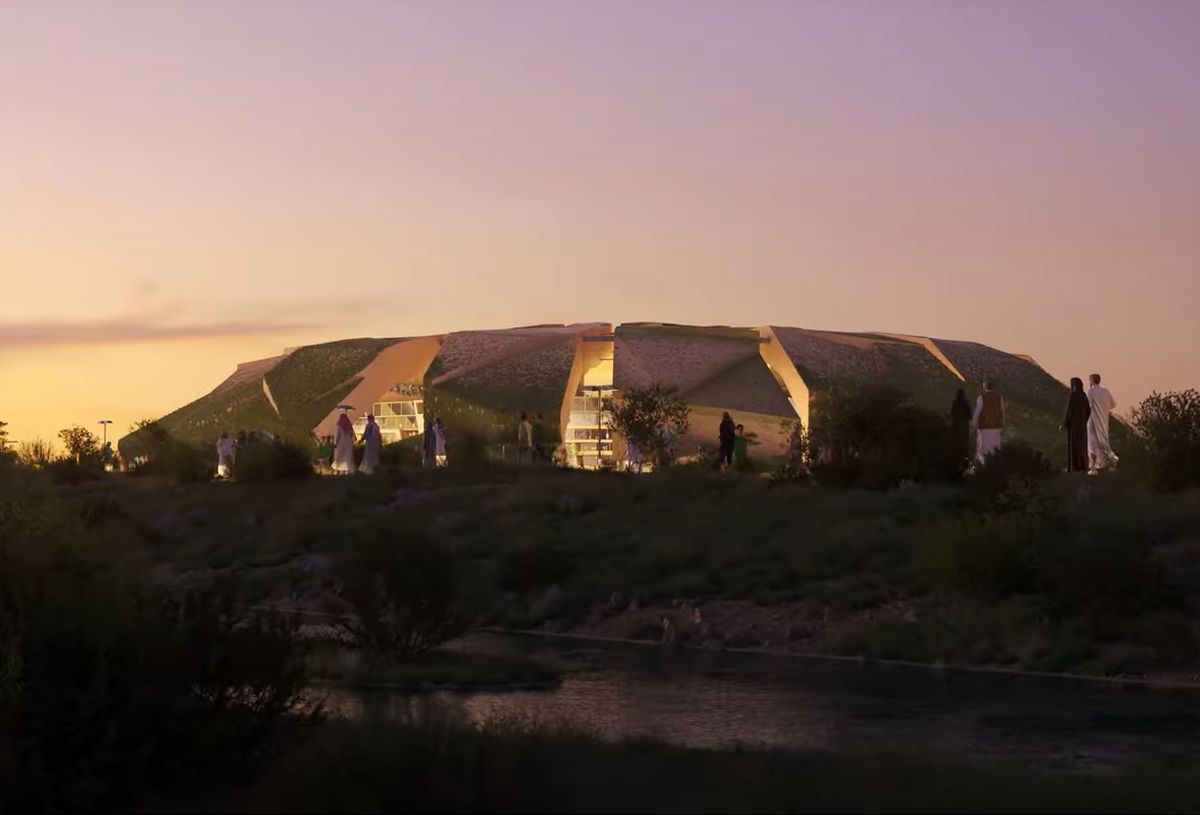 Stadionul a început să „germineze” » Imaginile din satelit i-au dat de gol pe saudiți: „minunea arhitecturală” din deșert