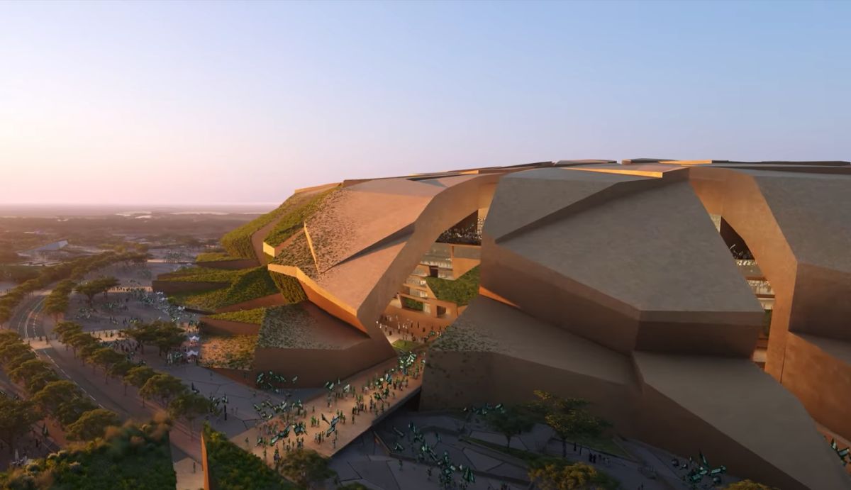 Stadionul a început să „germineze” » Imaginile din satelit i-au dat de gol pe saudiți: „minunea arhitecturală” din deșert