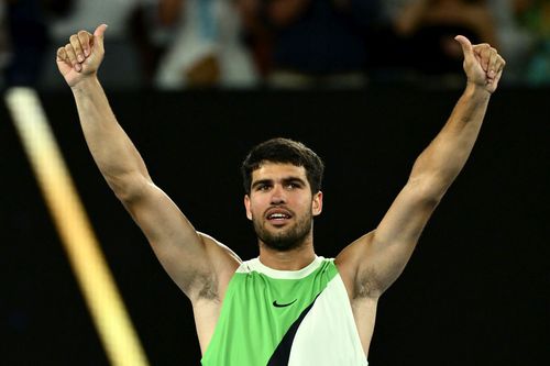 Carlos Alcaraz s-a calificat pentru prima oară în semifinale la Australian Open/Foto: Getty Images